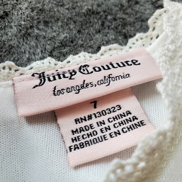 JUICY COUTURE GIRLS LACE DRESS 7T - Picture 3 of 9